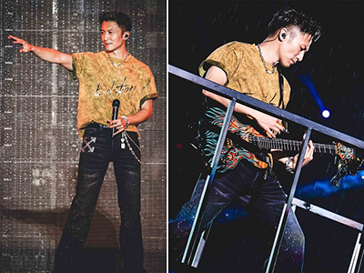 Off-White™ 首次为亚洲男艺人打造演唱会专属服饰 于谢霆锋Evolution Nic Live2025广州站耀目登场