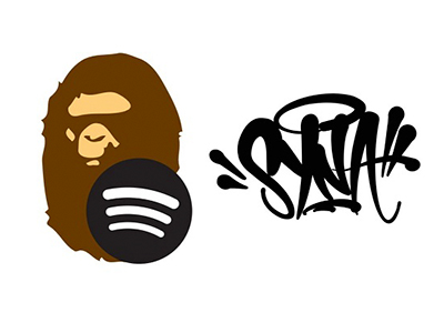 BAPE® × SYNA WORLD × SPOTIFY官宣合作 CENTRAL CEE担任联名系列创意总监