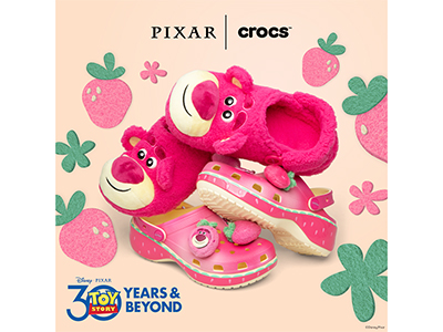 萌力出击！Crocs卡骆驰携手《玩具总动员》草莓熊推出全新合作系列