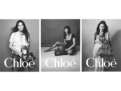 CHLOÉ 发布帕丁顿包袋系列广告大片 由KENDALL JENNER、AIMEE LOU WOOD与MEOVV 成员ANNA共同演绎