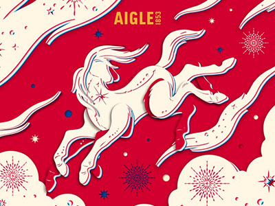 随「新」启程，「马」上出发 AIGLE艾高携手当代艺术家温秋雯 以纸雕艺术点亮新春旅程