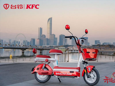 开运小红车席卷街头！台铃肯德基联名嗨翻周末