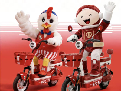 全网圈粉！台铃肯德基联名开运小红车成新年出行顶流！