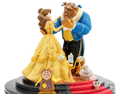 迪士尼与施华洛世奇携手推出新一季美女与野兽家居摆件系列