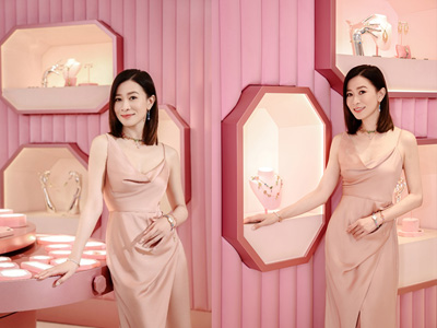 佘诗曼诠释多面璀璨魅力 闪耀亮相施华洛世奇上海旗舰店