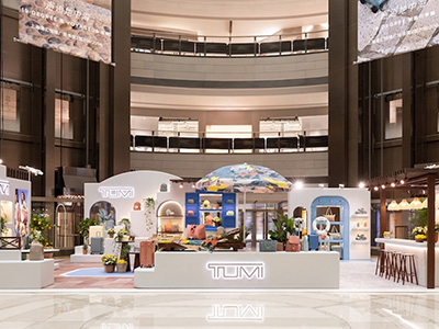 TUMI途明“邂逅地中海“限时空间于上海港汇恒隆广场盛大启幕 沉浸式演绎TUMI 2026年春季色彩系列