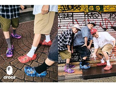 BAPE®︎ × CROCS 2026春夏系列