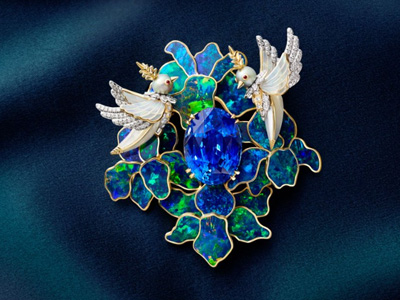 蒂芙尼闪耀2026巴黎高级定制时装周 臻呈2026 Blue Book高级珠宝系列Hidden Garden花语秘境与传奇之鸟新作