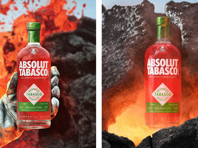 绝对®伏特加携手TABASCO®推出全新联名产品绝对®辣椒仔