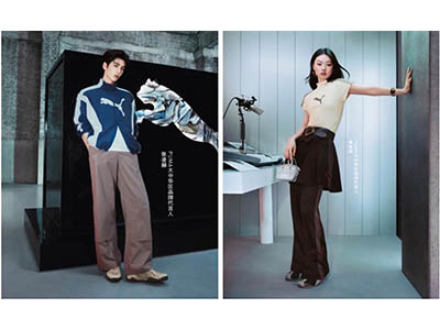 薄底先锋，延续PUMA经典 PUMA大中华区品牌代言人张凌赫和大中华区品牌代言人单依纯 演绎Rollcat和H-Street系列