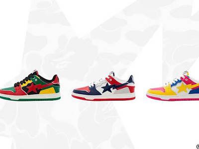 重塑经典，BAPE® SK8 STA家庭系列为新一代而生   