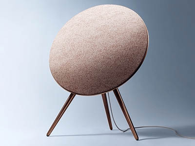 BANG & OLUFSEN 推出Beosound A9 赭石棕，采用 Kvadrat 全新定制的 Woolscape 织物面罩 