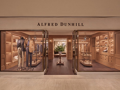 ALFRED DUNHILL: 跨越130余载英伦匠艺，隽永风格 新店设计承袭英式工艺精髓，重现绅士府邸风貌