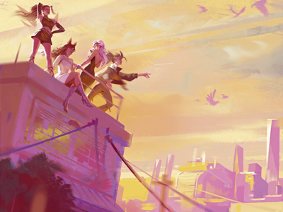 拳头游戏携手路易威登推出 K/DA “游记”《Tempo Point》
