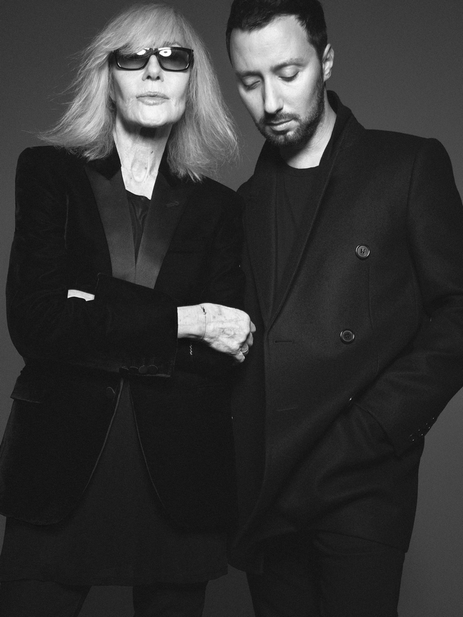 Betty Catroux & Saint Laurent 艺术总监Anthony Vaccarello；摄影师：David Sims.jpg