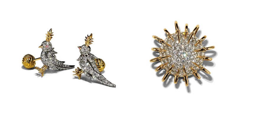 Tiffany & Co. 蒂芙尼Schlumberger® 高级珠宝系列铂金及18K黄金镶钻Apollo胸针.jpg