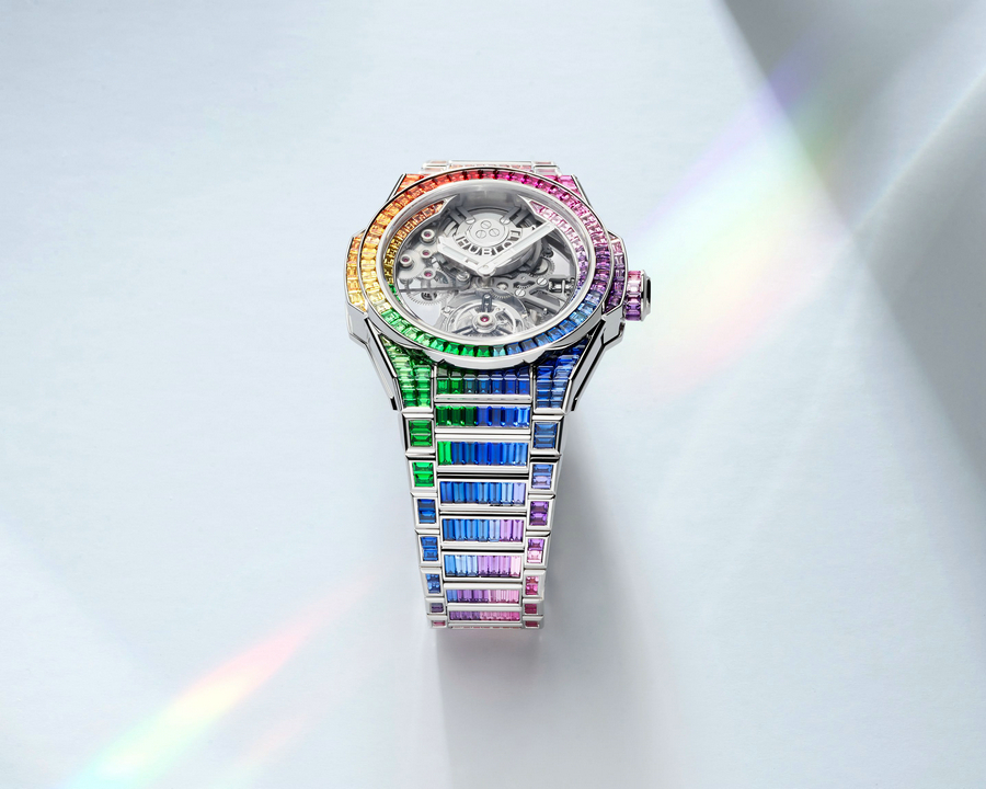 HUBLOT宇舶表Big Bang Integral一体式陀飞轮高级珠宝腕表（1）.jpg