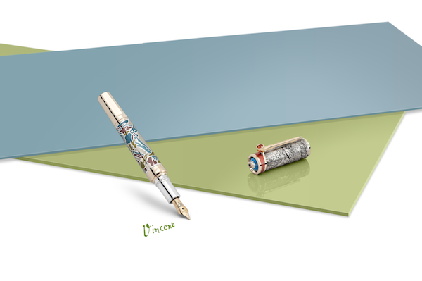 全新万宝龙艺术大师系列致敬文森特·梵高限量款书写工具 斑斓树影（全球限量161支）.png