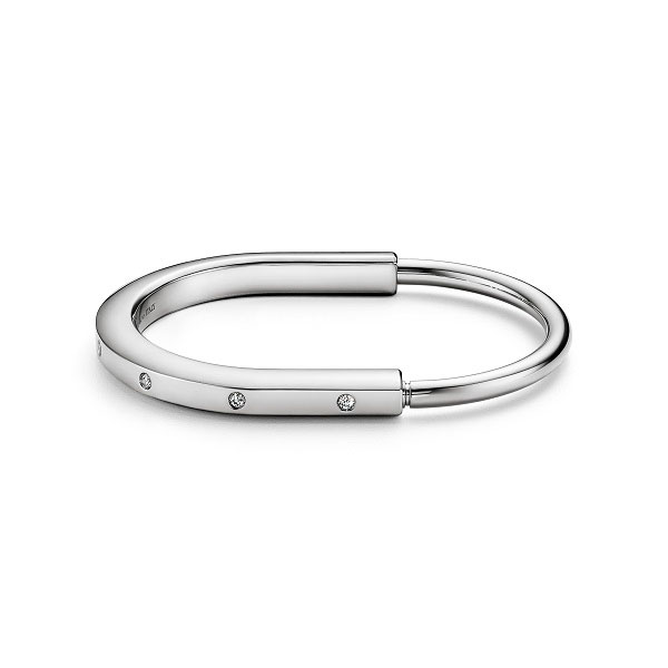 Tiffany-&-Co.-蒂芙尼Lock系列18K白金镶钻手镯.jpg