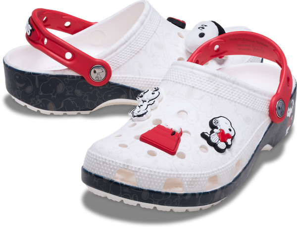 Crocs卡骆驰x Peanuts合作系列 史努比经典洞洞鞋.png